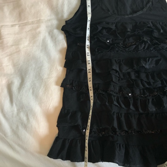 J. Crew ruffle sequin tank top XS - Picture 6 of 8